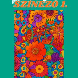 felnőtt színező virágos