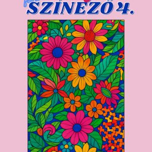 felnőtt színező virág