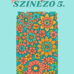 felnőtt színező virágos