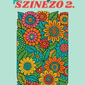 virágos felnőtt színező