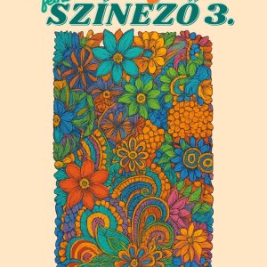 felnőtt színező virágok