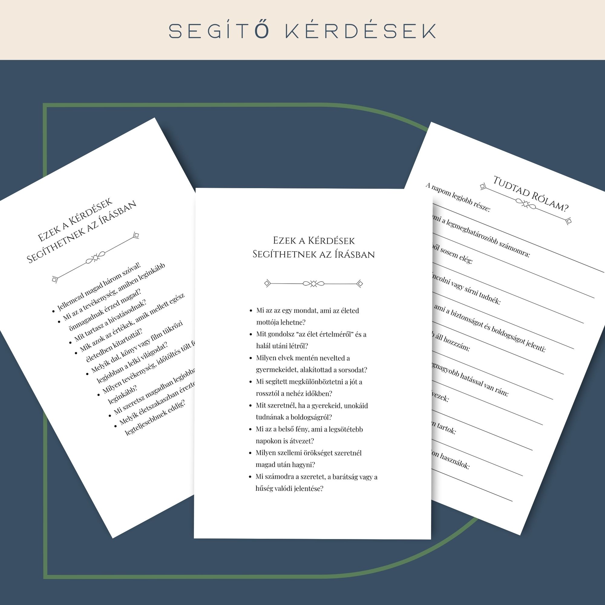 Miután elmegyek - Digitális Életvégi Tervező és Emlékkönyv - Kettő az Egyben - Kék - Image 8