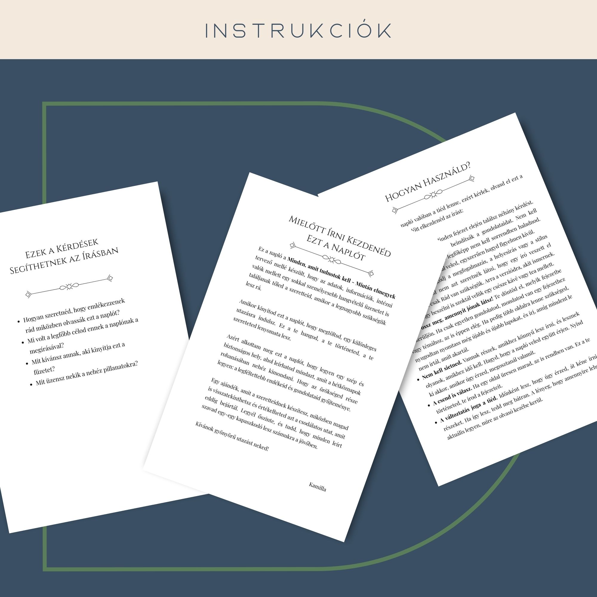 Miután elmegyek - Digitális Életvégi Tervező és Emlékkönyv - Kettő az Egyben - Kék - Image 9