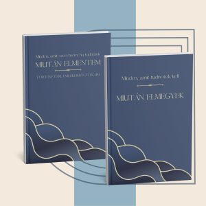 tervező és emlékkönyv kék