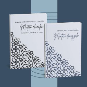 életvégi tervező és emlékkönyvek geometrikus