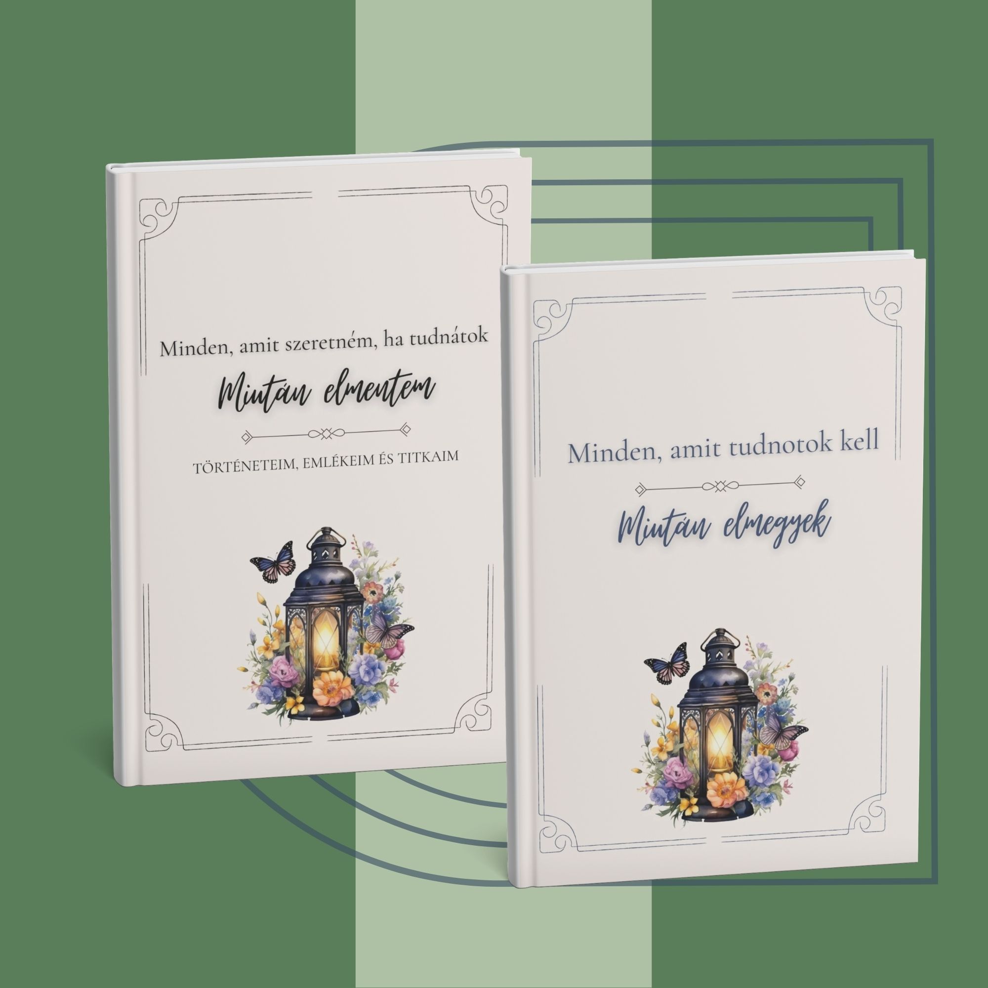 Miután elmegyek - Életvégi Tervező és Emlékkönyv - Kettő az Egyben - Lámpás