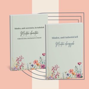 Miután elmegyek - Életvégi Tervező és Emlékkönyv - Kettő az Egyben - Virágos