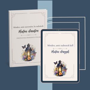 digitális életvégi tervező és nyomtatható emlékkönyv lámpás