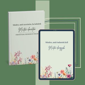 digitális életvégi tervező és nyomtatható emlékkönyv virágos