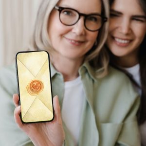 Virágos Digitális Anyáknapi Üdvözlőlap, Zenés E-képeslap - Jázmin