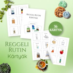Reggeli rutin kártyák